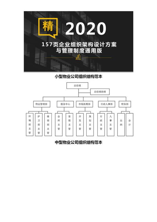 157页企业组织架构设计方案与管理制度通用版 打印出来就能用