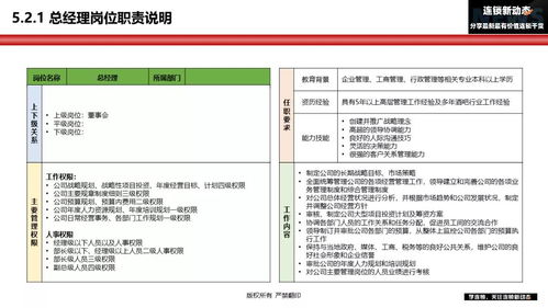 连锁企业组织架构如何设计 组织设计与岗位说明 给你答案