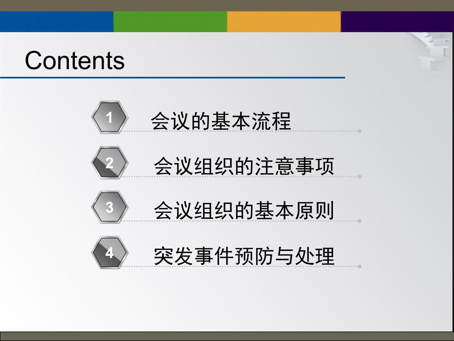 会议组织与策划 课件